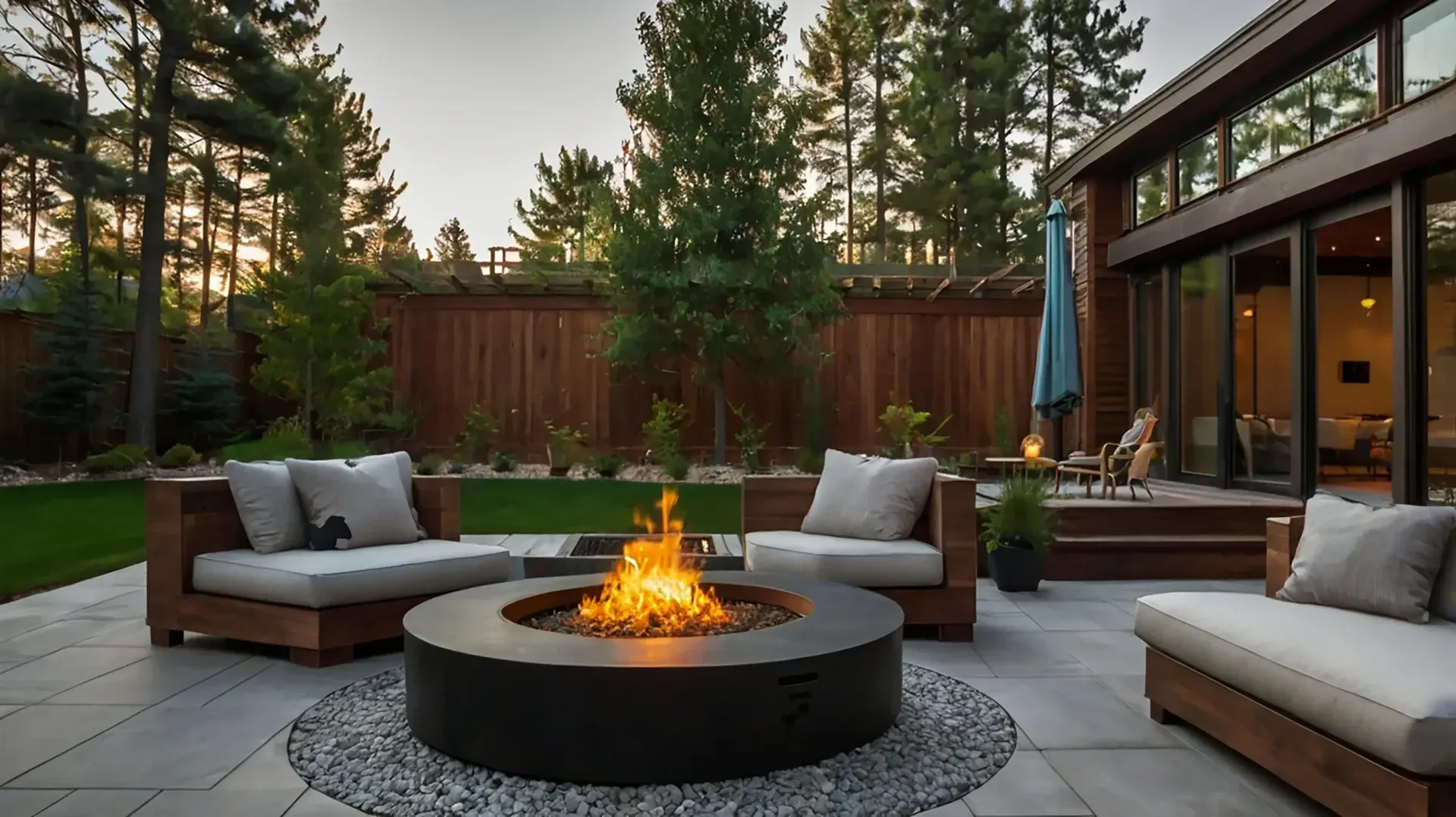 Outdoor Fireplace and Firepit in Raleigh, NC